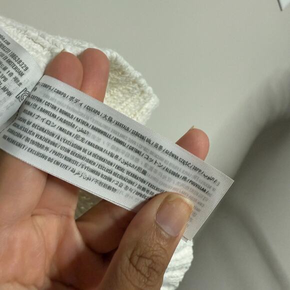 Abercrombie & Fitch Womens Sweater Small White Academia Preppy Layering Fall - Picture 7 of 9